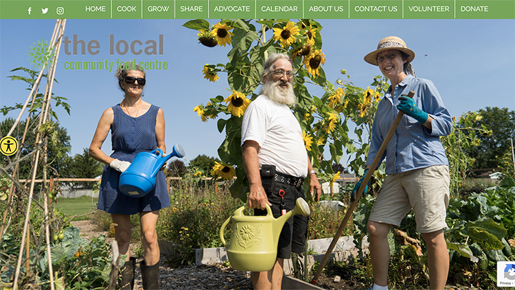stratford local community food centre website gardening program